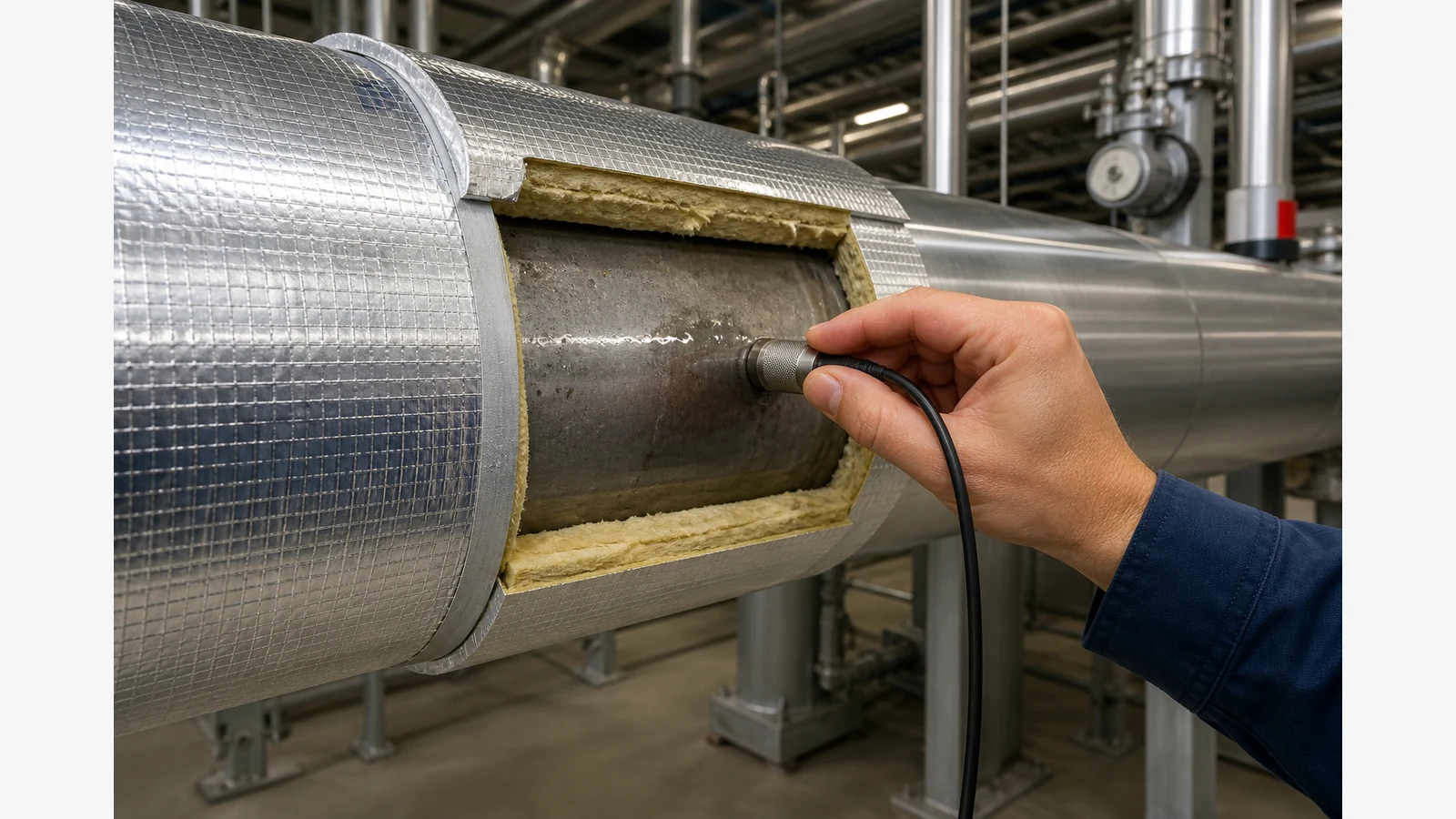 Measure HVAC Pipe Wall Thickness Without Draining UK | Digitalult